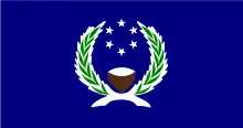 Former Flag of Pohnpei from 1977 to 1992