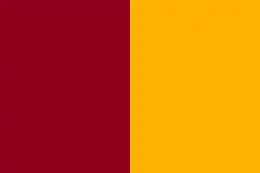 Flag of Rome (vertical bicolour)