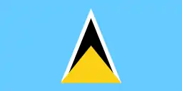 Flag of Saint Lucia