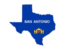 Flag of San Antonio, Texas(1917-1976)