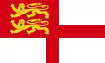 "Two-leopard" flag of the island of Sark