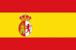 Spanish Navy and coastal fortifications flag (1785-1931)