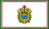 Veracruz de Ignacio de la Llave (Official flag of the government, but unofficial flag of the state)