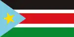 Flag used by the Sudan People's Liberation Movement.