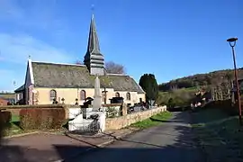 The church in Flamets-Frétils