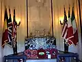 The interior of the chapel at the Flanders Field American Cemetery.