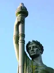 Tyson Smith work on Fleetwood War Memorial.