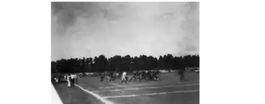 Football game at Fleming Field, c.1920