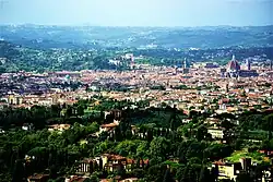 View from the hills of Fiesoleoverlooking Florence