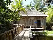 Fort Lauderdale's first theater, the "Island Theater", located in the grounds of the Bartlett Estate.