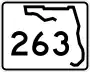 State Road 263 marker