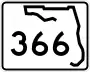 State Road 366 marker