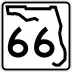 State Road 66 marker