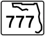 State Road 777 marker