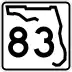 State Road 83 marker