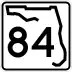 State Road 84 marker