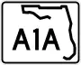 State Road A1A Alternate marker