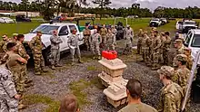 Photograph of members of the Florida National Guard