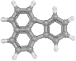 Ball-and-stick model of fluoranthene