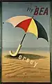 British European Airways advertising poster by Games.