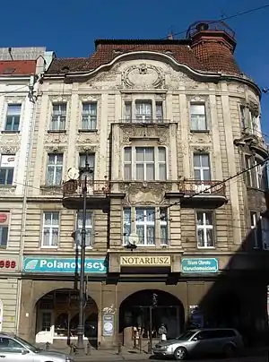 Frontage on Focha Street