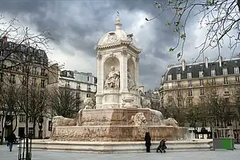 Fontaine Saint-Sulpice, Place Saint-Sulpice, (1843–48)