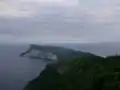 The peninsula leading to Cap Gaspé in Forillon National Park, taken from Mont Saint-Alban