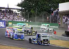 Constellation Brazilian Fórmula Truck in a round at Interlagos in 2006