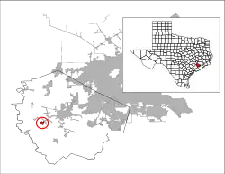 Location of Beasley, Texas