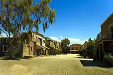 Street view of the Western town in Texas Hollywood