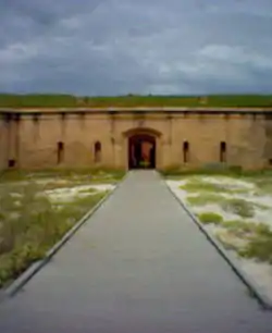 Entrance to Fort Massachusetts.