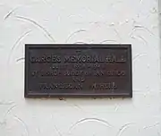 Father Garcés Memorial Hall marker