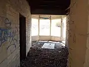 Inside the Fort Yuma Southern Pacific Railroad Station ticket office