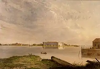 Image 38Fort Delaware, painted circa 1870 by Seth Eastman. (from History of Delaware)