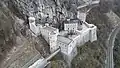 Aerial view of the lower fort.