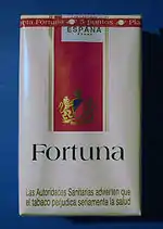 Fortuna cigarettes packet