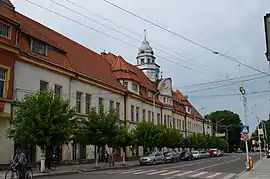 Union Square in downtown Rădăuți