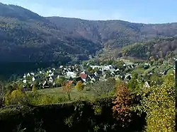 Mikulov seen from the Bouřňák hill