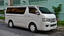 Foton View TransVan G7 front quarter in Intramuros