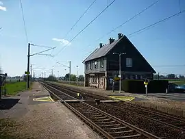 The railway station in Foucart