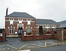 The town hall in Foucaucourt-en-Santerre