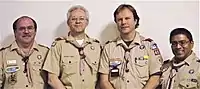 Image 1Four American Wood Badgers with insignia (from Wood Badge)