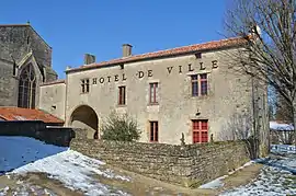 The town hall in Foussais-Payré