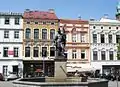 A statue of Saint Florian on the Zámecké Square