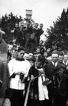 Fr. O'Flanagan's Funeral, Republican Plot, Glasnevin cemetery, 10 August 1942.