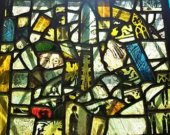 Fragments of medieval glass