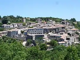 A general view of Saissac