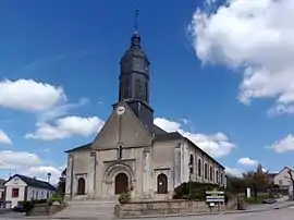 The church in Bazoches-sur-Hoëne