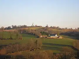 The village of Saint-Martin, the highest point of Manche