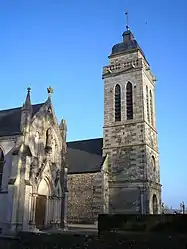 The church in Landelles-et-Coupigny